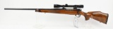 Weatherby Mark V left handed bolt action rifle.