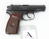 Bulgarian/PW Arms Makarov semi-automatic pistol.