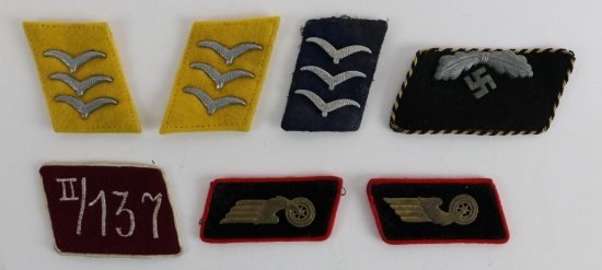 German WWII Collar Tabs