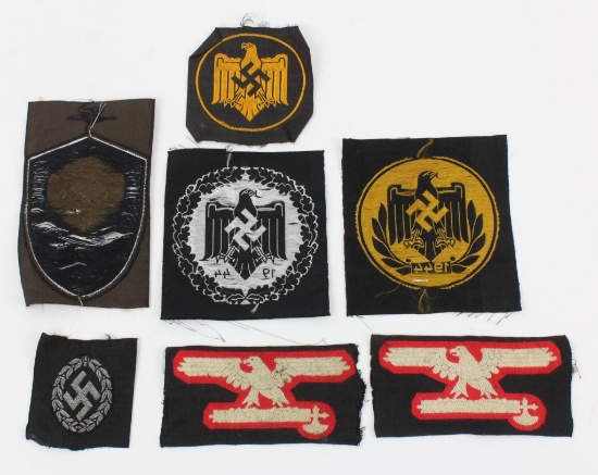 German/Italian WWII Cloth Insignia