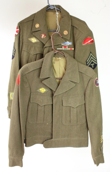 Pair of US WWII "Ike" Jackets