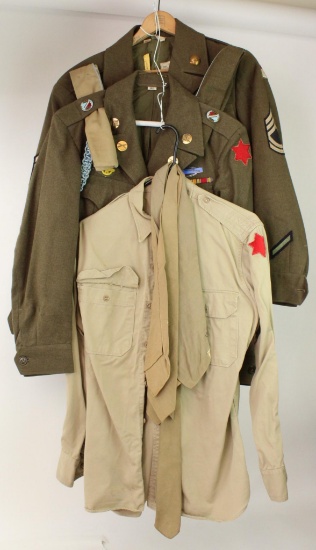 Pair of US WWII "Ike" Jackets