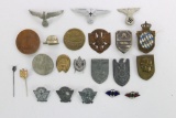 German WWII Tinnies And Other Pins