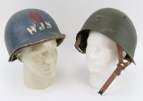 Pair of Military Helmets