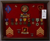 US Marine Corps Vietnam Veterans Commemorative Frame