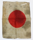 WWII Japanese Flag With Inked Kanji
