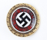 German WWII NSDAP Gold Party Badge