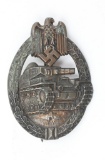 German WWII Panzer Assault Badge