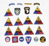 US WWII Period Armor and Airborne Patches