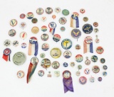 US WWII Patriotic Buttons