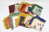 US WWII and Post-WWII Souvenir/Token Pillow Covers