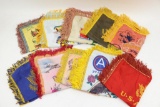 US WWII and Post-WWII Souvenir/Token Pillow Covers
