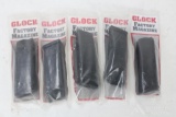 Lot of 5 Glock 21 .45 13 Round Magazines.