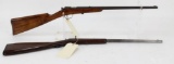 Lot of 2 vintage Winchester single shot rifles.