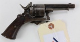 Unknown maker (German/European?) folding trigger revolver.