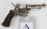 Unknown maker pinfire revolver.