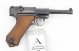 German DWM P08 Luger Semi-Automatic Pistol.