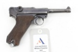 German S/42 Mauser P08 Luger Semi-Automatic Pistol.