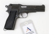 Canadian Inglis/Browning Hi-Power MK. I Semi-Automatic Pistol.