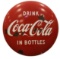 Reproduction Coca- Cola Tin Button Sign