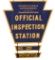 PA Dept. of Transportation Inspection Sign