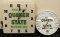 Quaker State Advertising Clock & Thermometer
