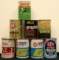 Cardboard & Metal Motor Oil Containers