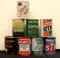 Cardboard & Metal Motor Oil Containers