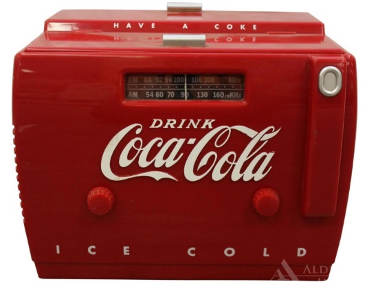 Old-Tyme Coca-Cola Cooler Radio