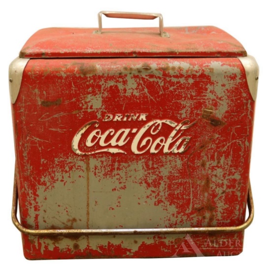Coca-Cola Cooler with Removable Tray
