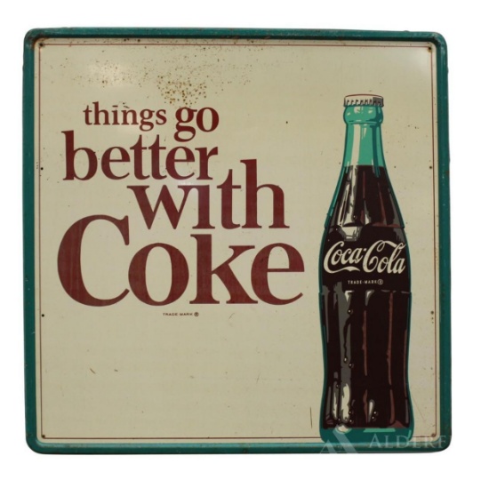 Tin Coca-Cola Sign