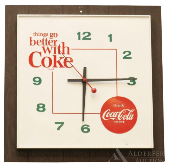 Coca-Cola Advertising Clock