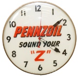 Pennzoil Advertising Clock