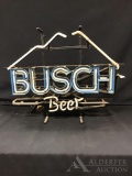 Busch Beer Advertising Neon Sign