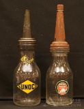 Glass Motor Oil Bottles