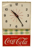 Coca-Cola Advertising Clock