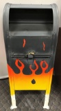 Flame Painted Mail Box