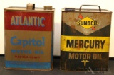 Motor Oil Cans