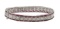 Platinum and White Gold Ruby and Diamond Bracelet