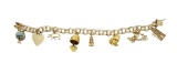 14KY Gold Bracelet with 14K and 18K Charms