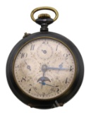 Moon Phase Calendar A. Robert Pocket Watch