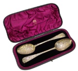 19th c. English Berry Spoons