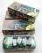 Lot of three 1997 Remington race car tins with ammo