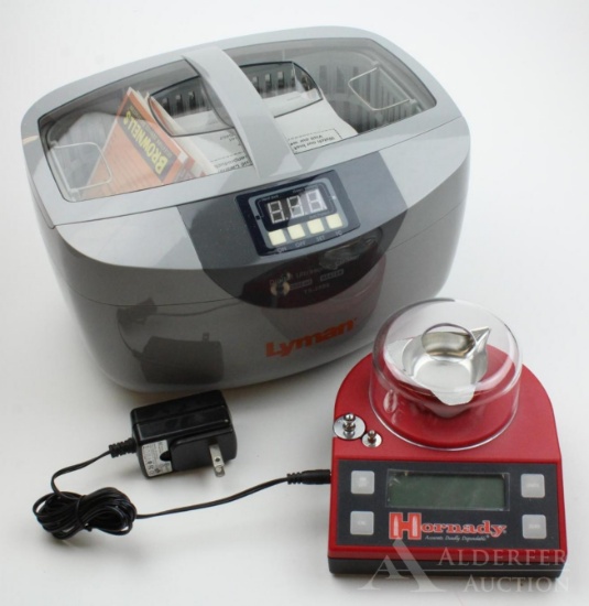 Lyman turbo sonic 2500 cleaner and Hornady digital scale