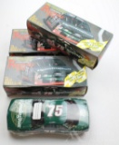 Lot of three 1997 Remington race car tins with ammo