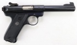 Ruger MK II Target semi-automatic pistol.