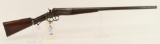 C.S. Shattuck double trigger tip down single barrel shotgun.
