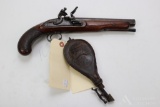 J. Probin flintlock pistol.