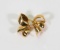 18KY Gold Diamond Bow Pin