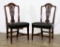 Pair of American Federal Arm Chairs
